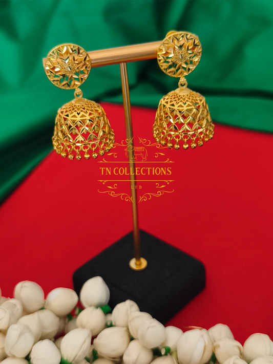 Highly Gold-Plated Traditional Jumka