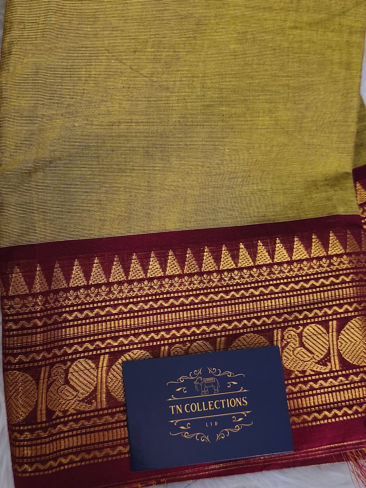 Pure handloom kanchi cotton saree