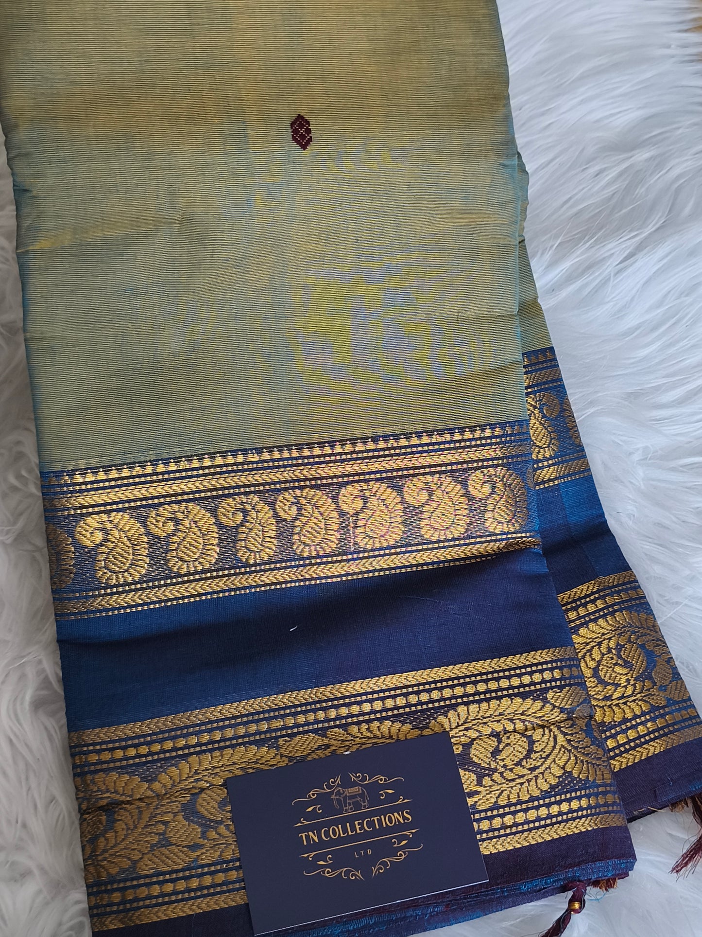 Pure handloom kanchi cotton saree
