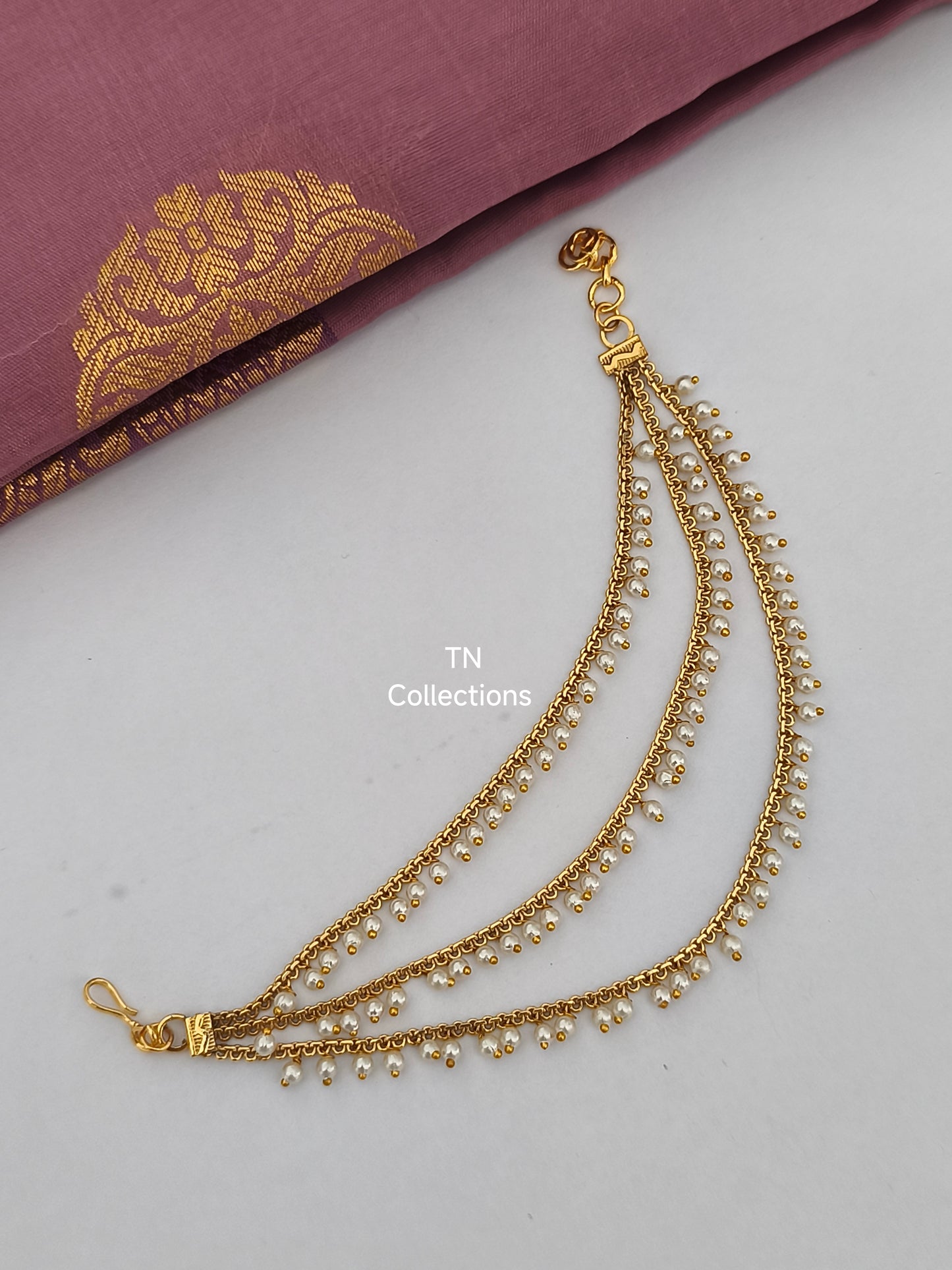 Antique gold finish Ear chain (Maatal)