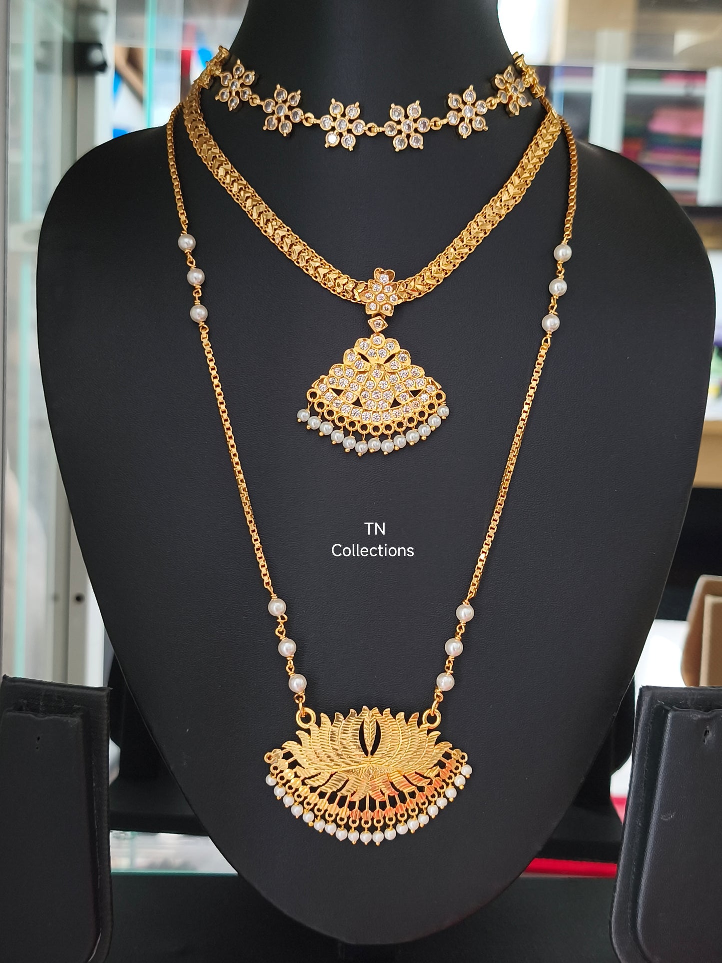 Micro gold plated Traditional Semi Bridal Set
