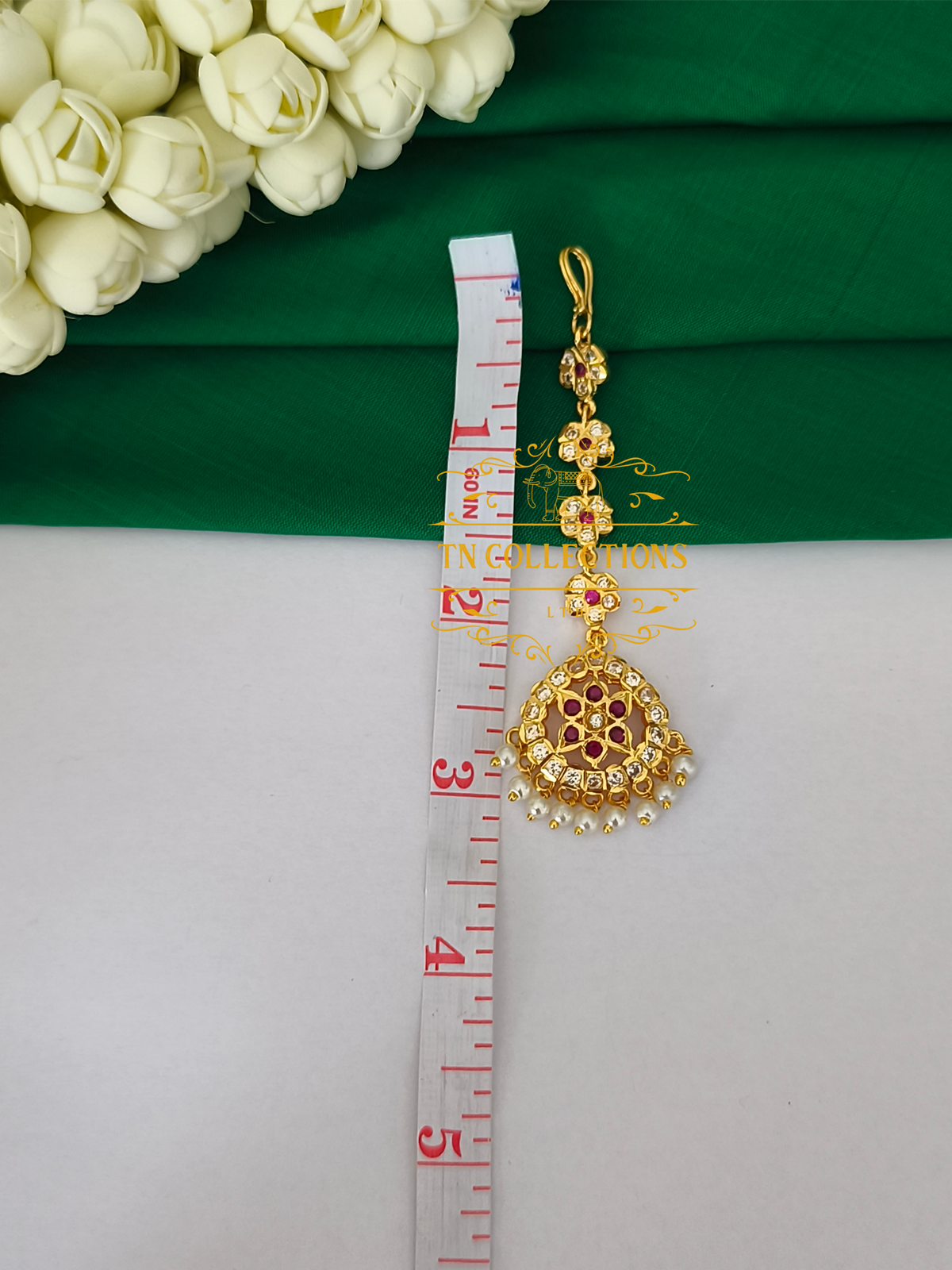 Micro Gold Finish Sun & Moon Bridal Hair Accessories Set