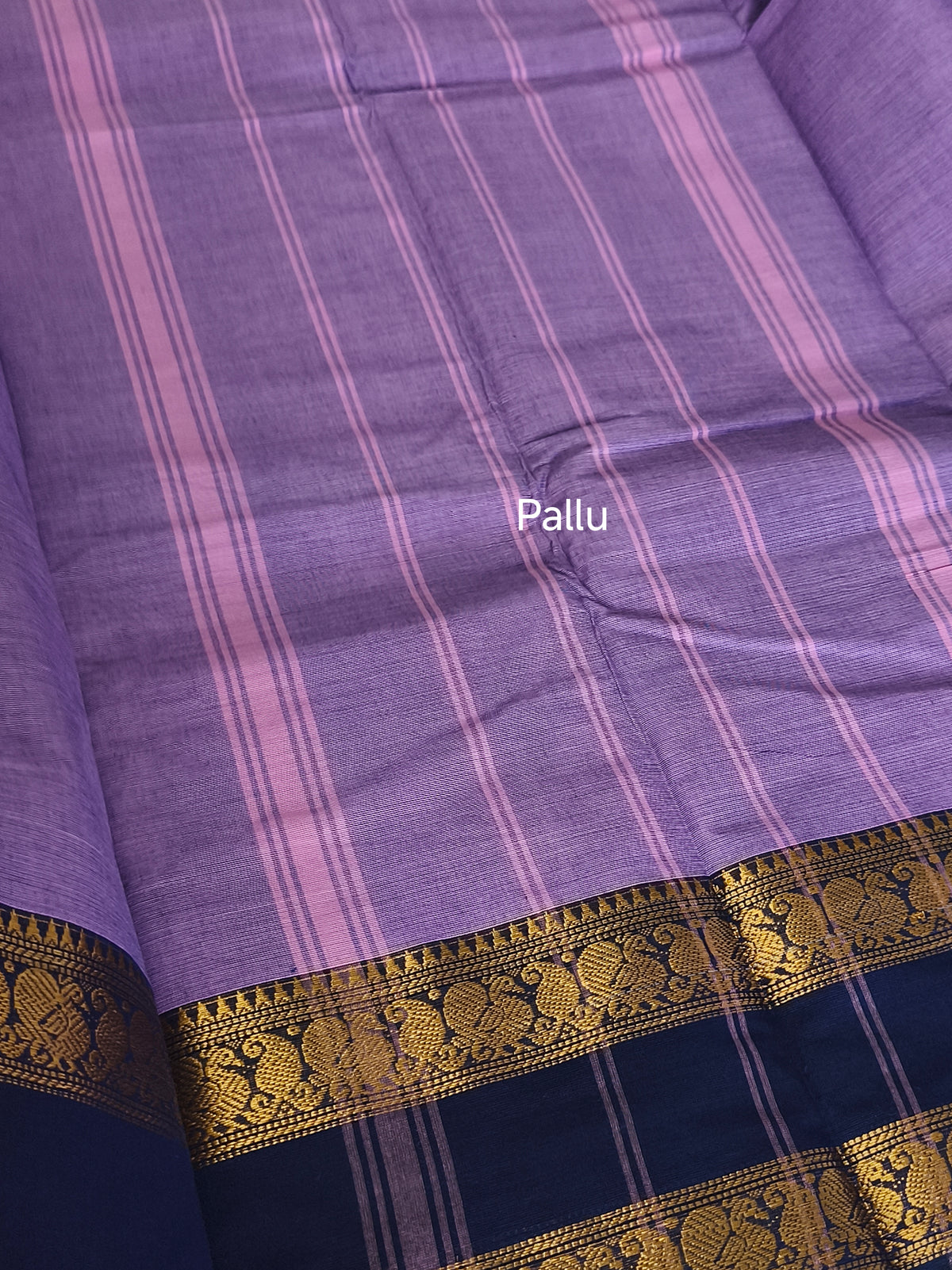 Pure handloom kanchi cotton saree