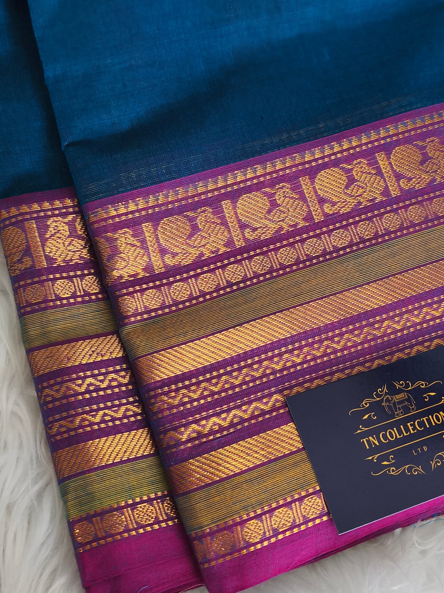 Pure handloom kanchi cotton saree