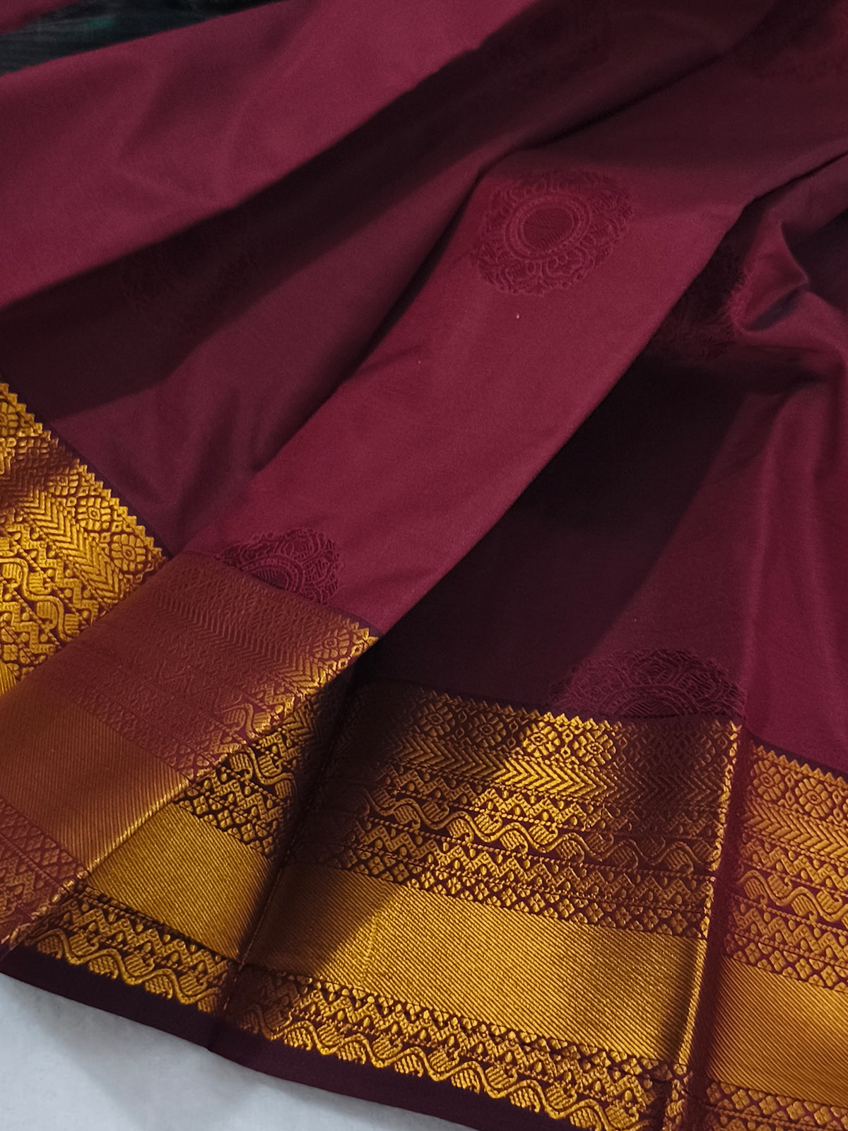 Green Kanchivaram silk saree
