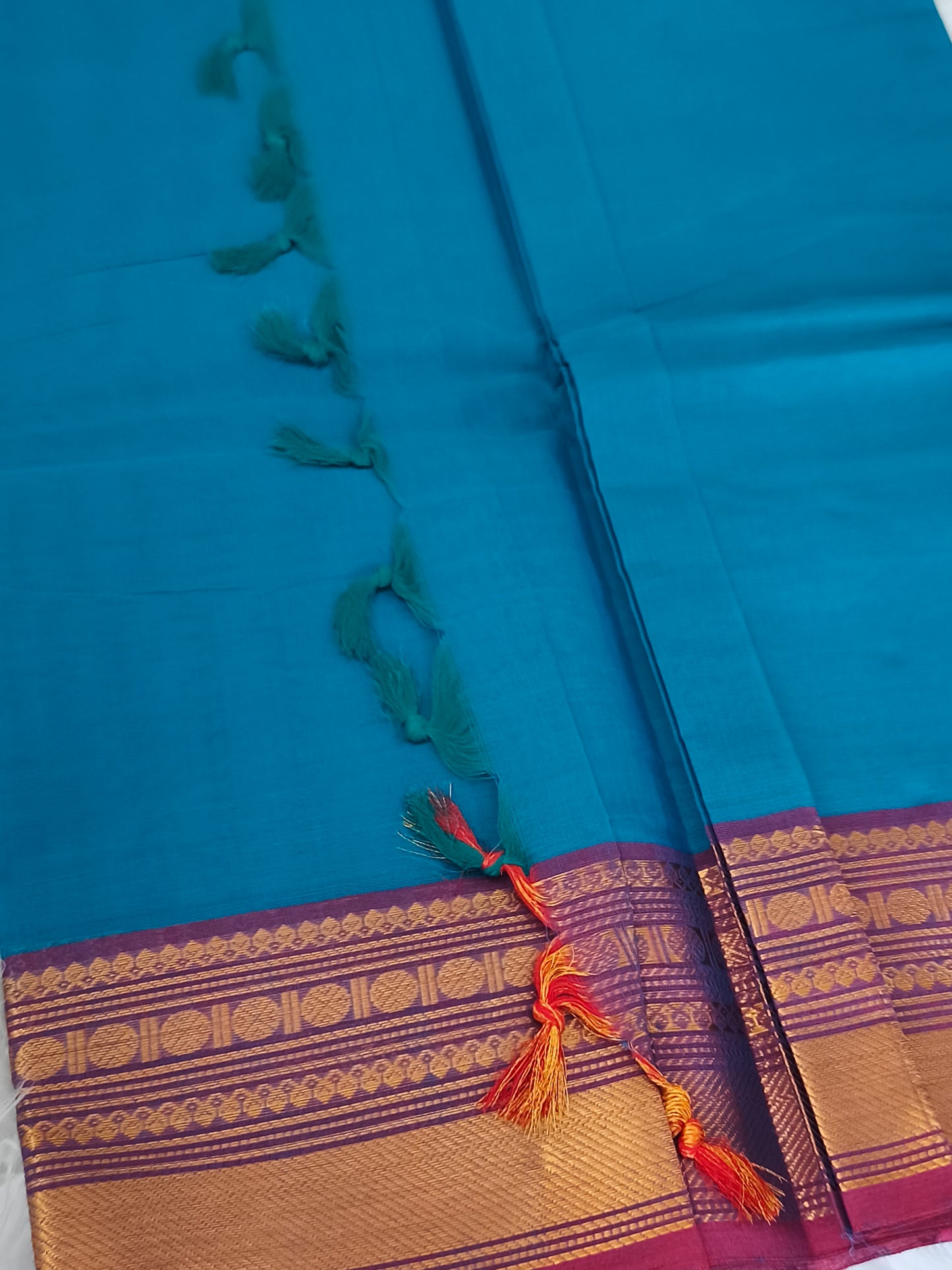 Pure handloom kanchi cotton saree