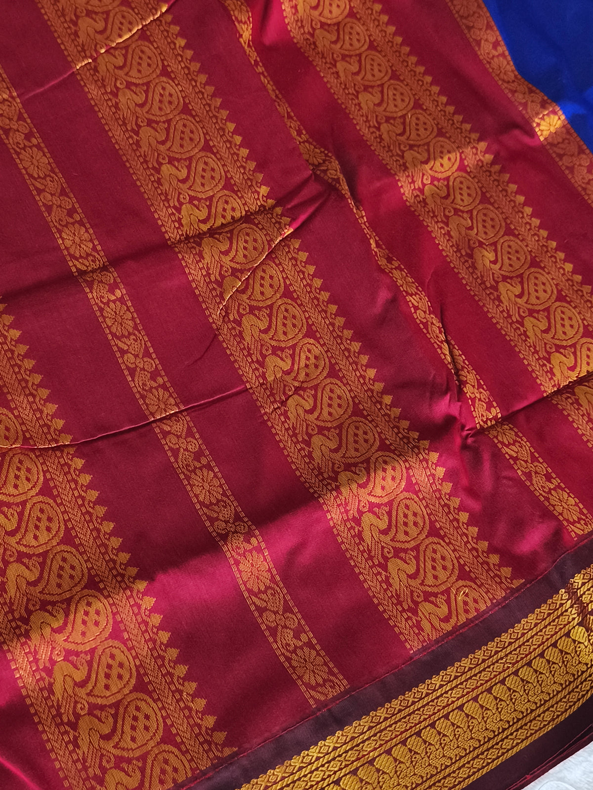 Madisar Kalyani cotton Pattu Saree (9yards)