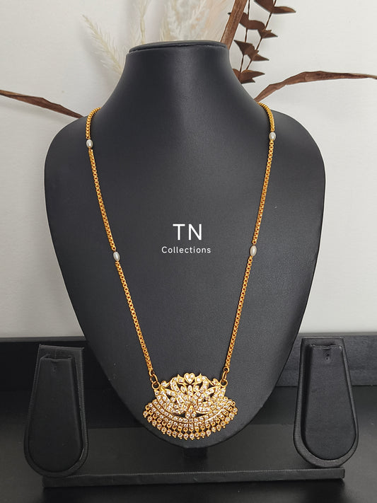 Micro gold plated pathakkam chain