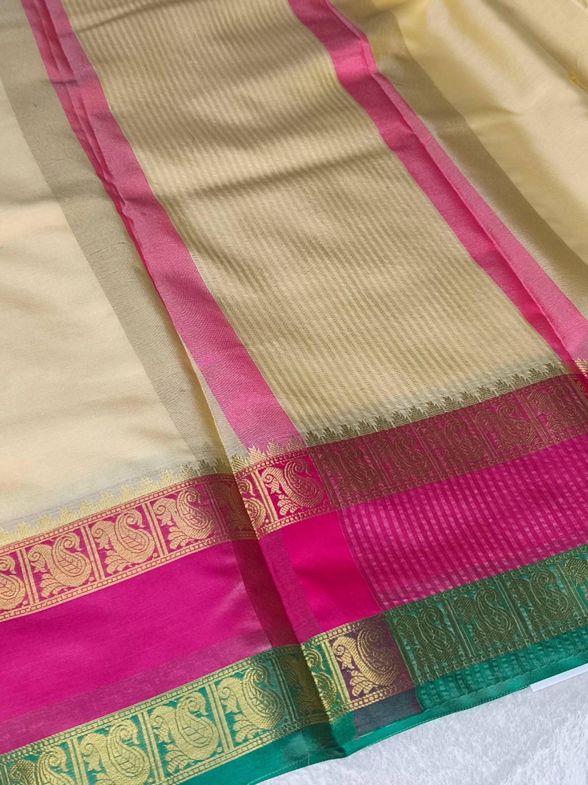 Semi Kanjivaram Banaras Soft Silk Saree