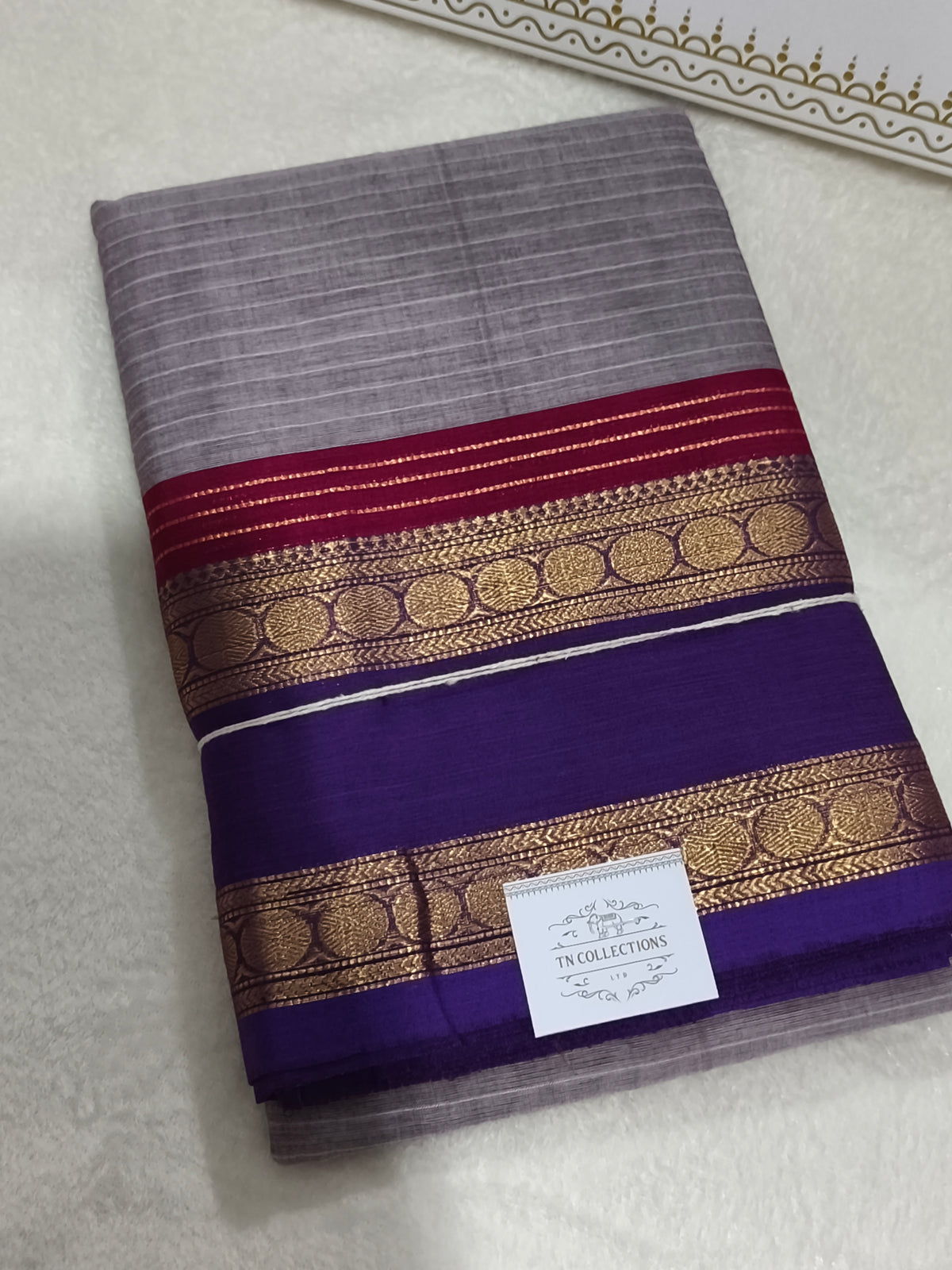 Pure Handloom Kanchi Cotton Saree